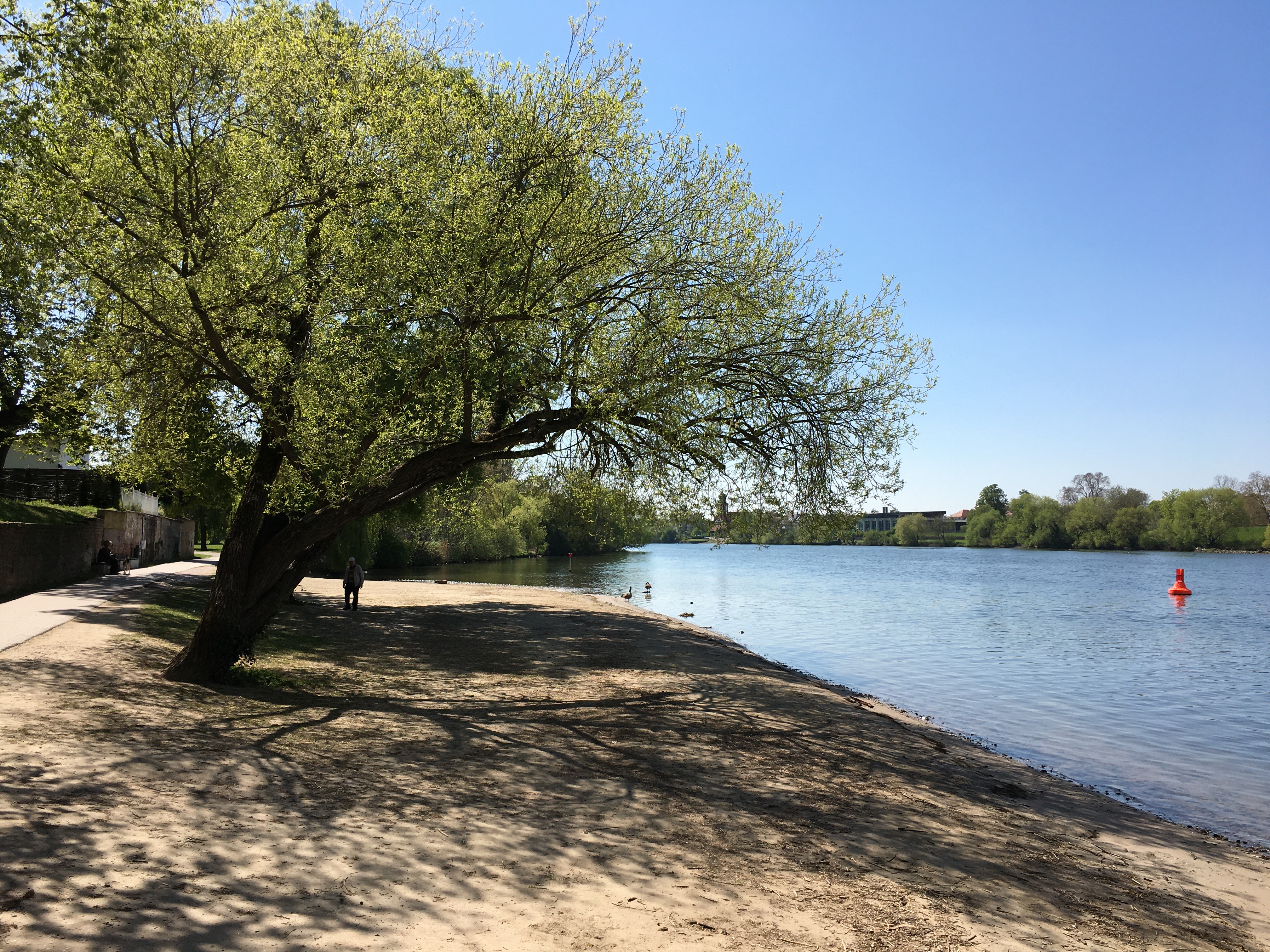 Sandstrand am Neckar